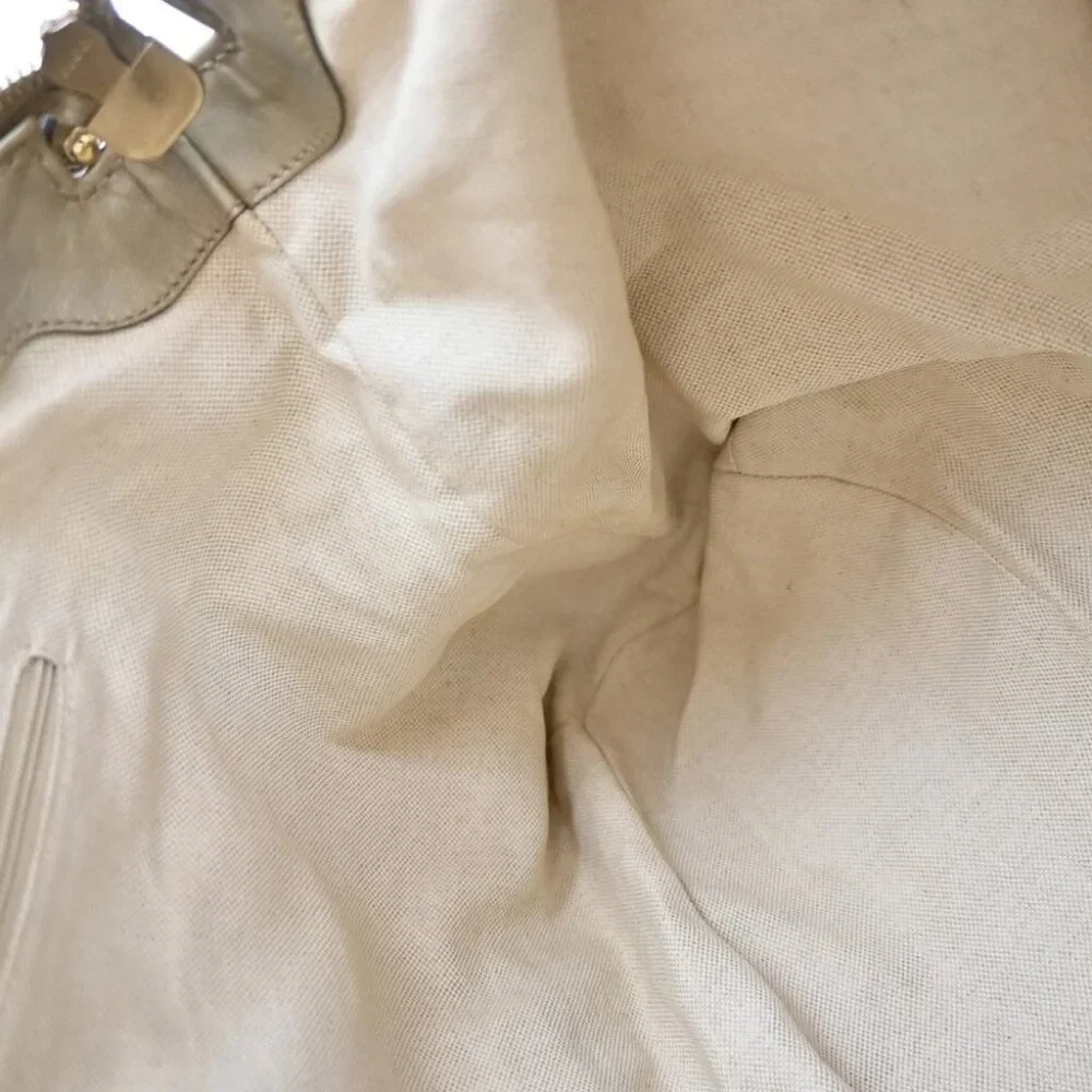 GUCCI GG Pattern Sukey 2Way Shoulder Hand Bag Canvas Leather Brown Gold - Picture 10 of 14